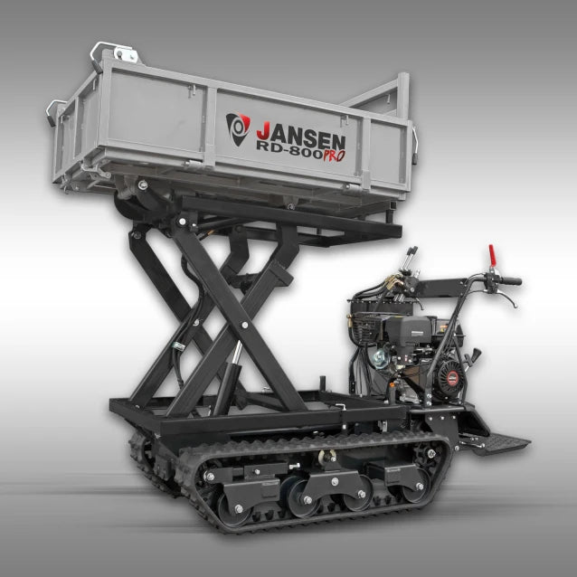 Jansen Raupendumper RD-800pro, hydraulisch, Hochkippsystem, 13 PS, Kettendumper
