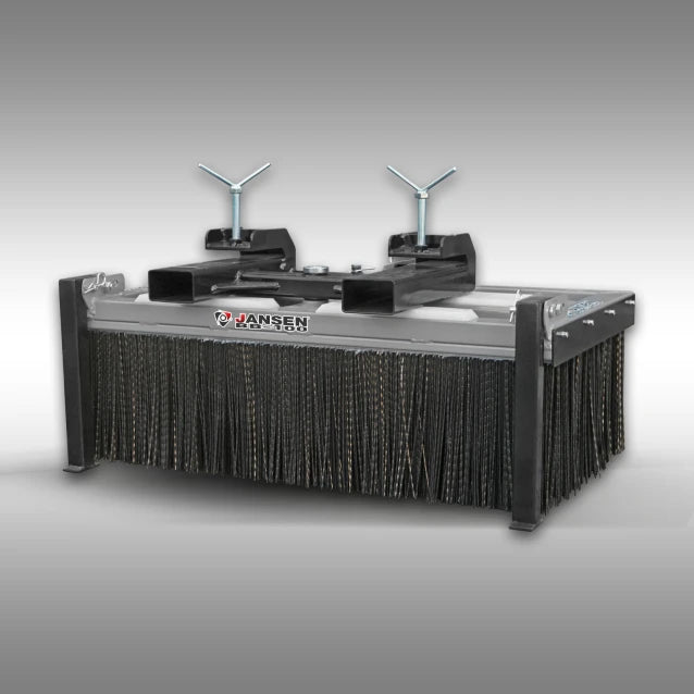 Blockbesen Jansen BB-100, Anbaubesen, Staplerbesen, Staplerzinken