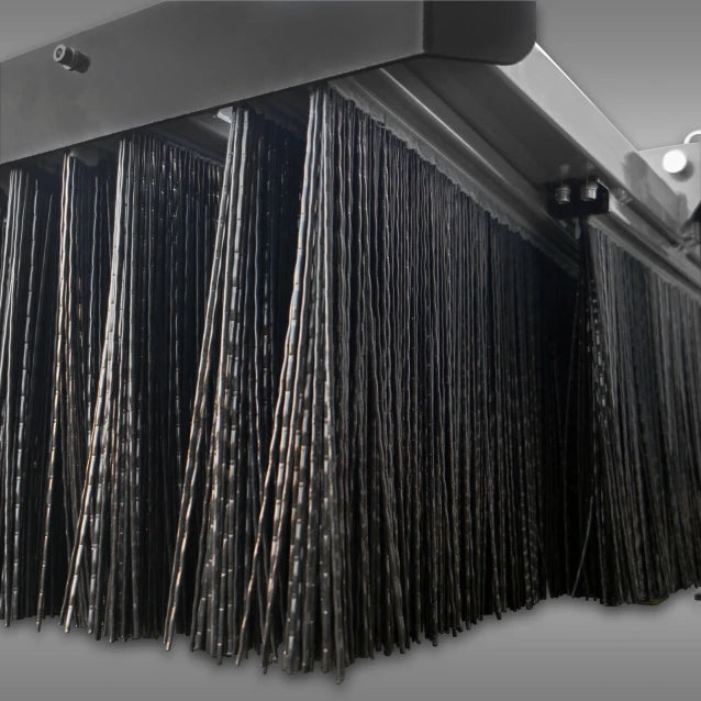 Blockbesen Jansen BB-100, Anbaubesen, Staplerbesen, Staplerzinken