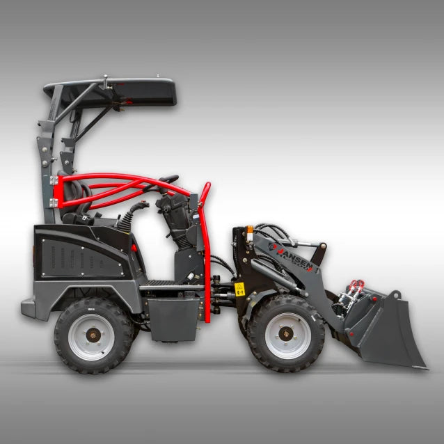 Jansen Hoflader HL-500E, Elektroantrieb, Radlader, Kompaktlader, Hoftrac