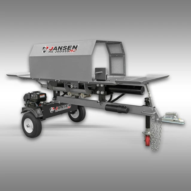 Jansen Holzspalter HS-20DS55pro, 20 t, 55 cm, Benzinmotor, Doppelspalter