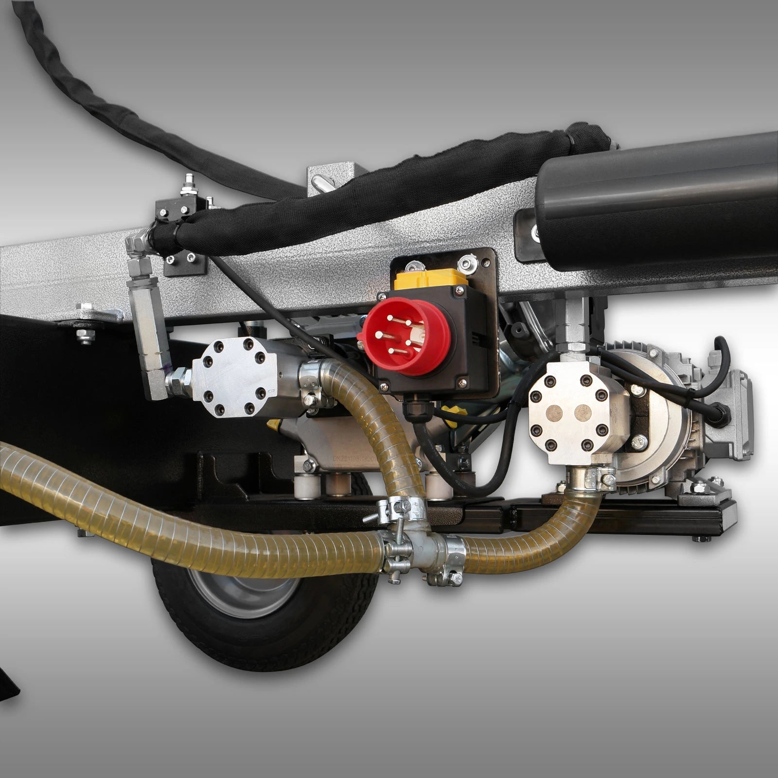 Jansen Holzspalter HS-22A62K-V2, KOMBI, Benzin+Elektro, 22 t, stehend