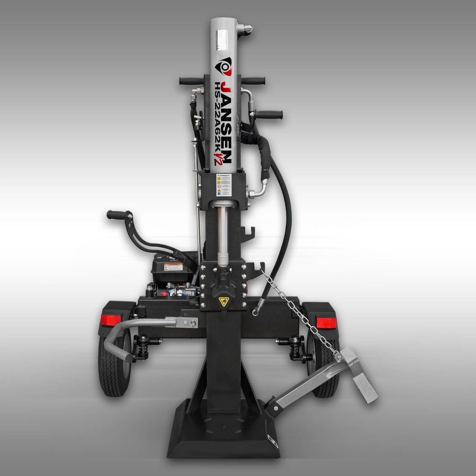 Jansen Holzspalter HS-22A62K-V2, KOMBI, Benzin+Elektro, 22 t, stehend
