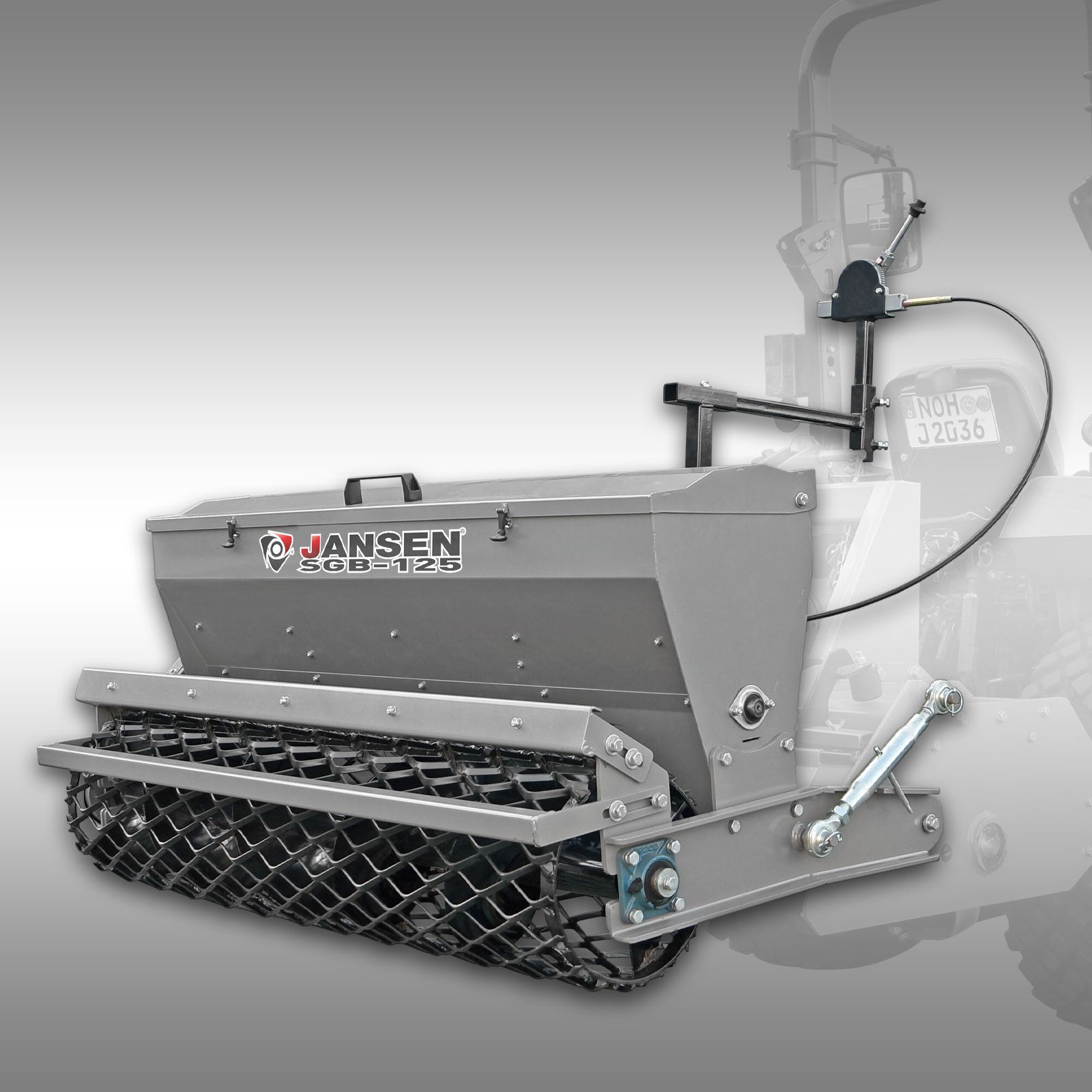 Saatgutbehälter JANSEN SGB-145, Saatkasten für Umkehrfräse UKF-145