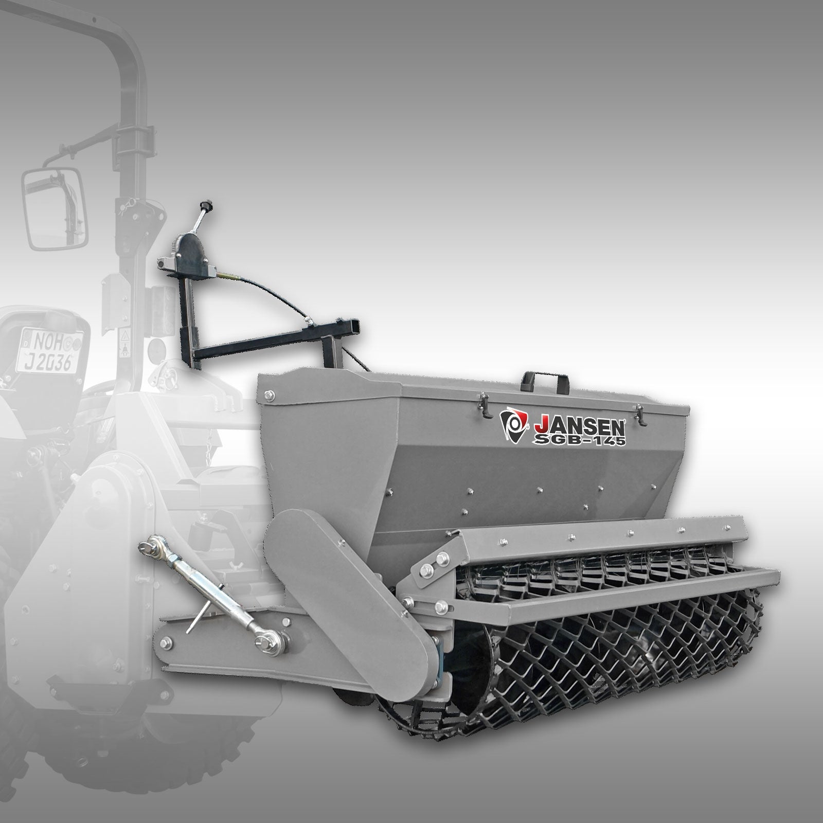 Saatgutbehälter JANSEN SGB-145, Saatkasten für Umkehrfräse UKF-145