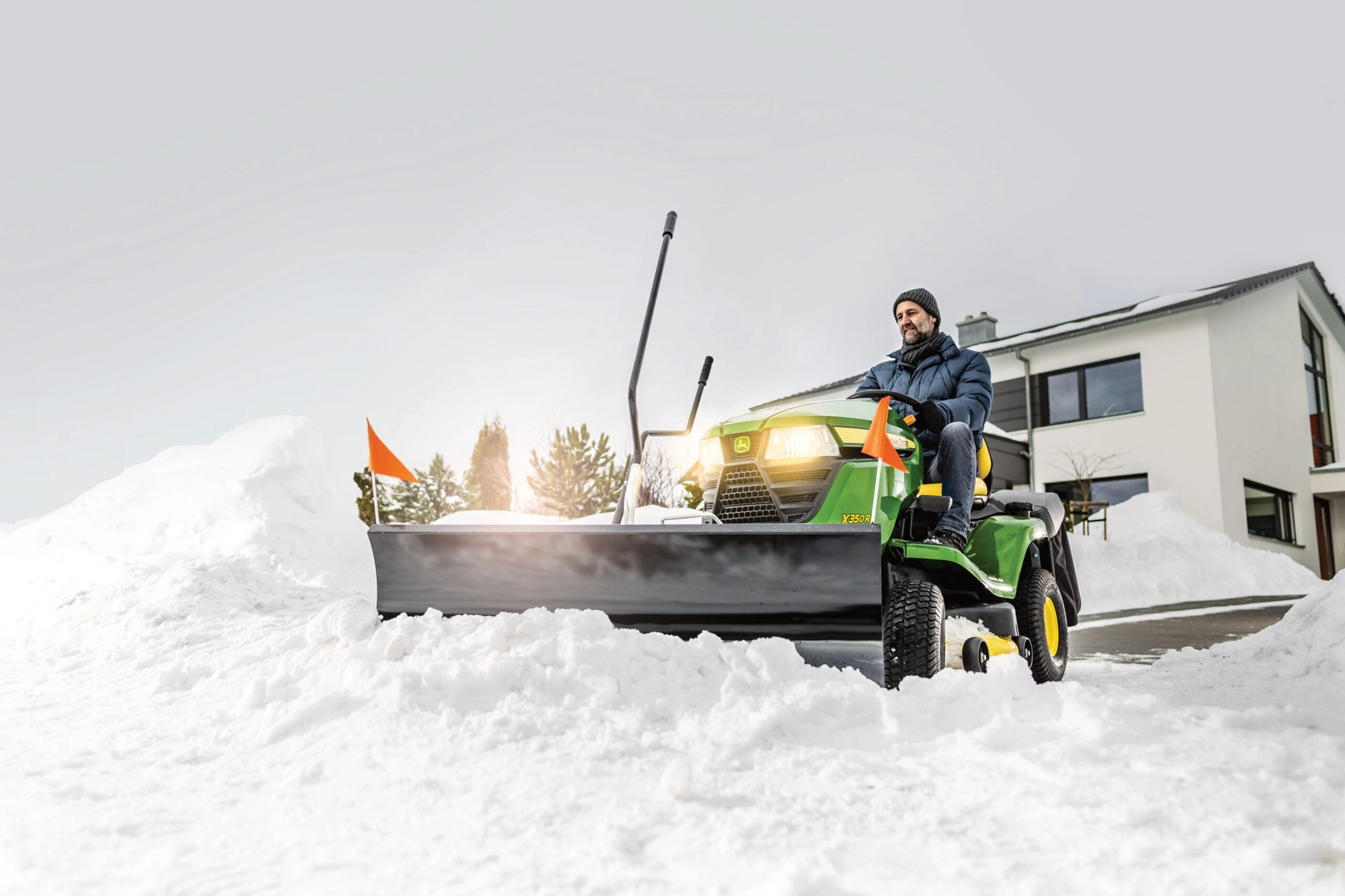 John Deere Rasentraktor X350R