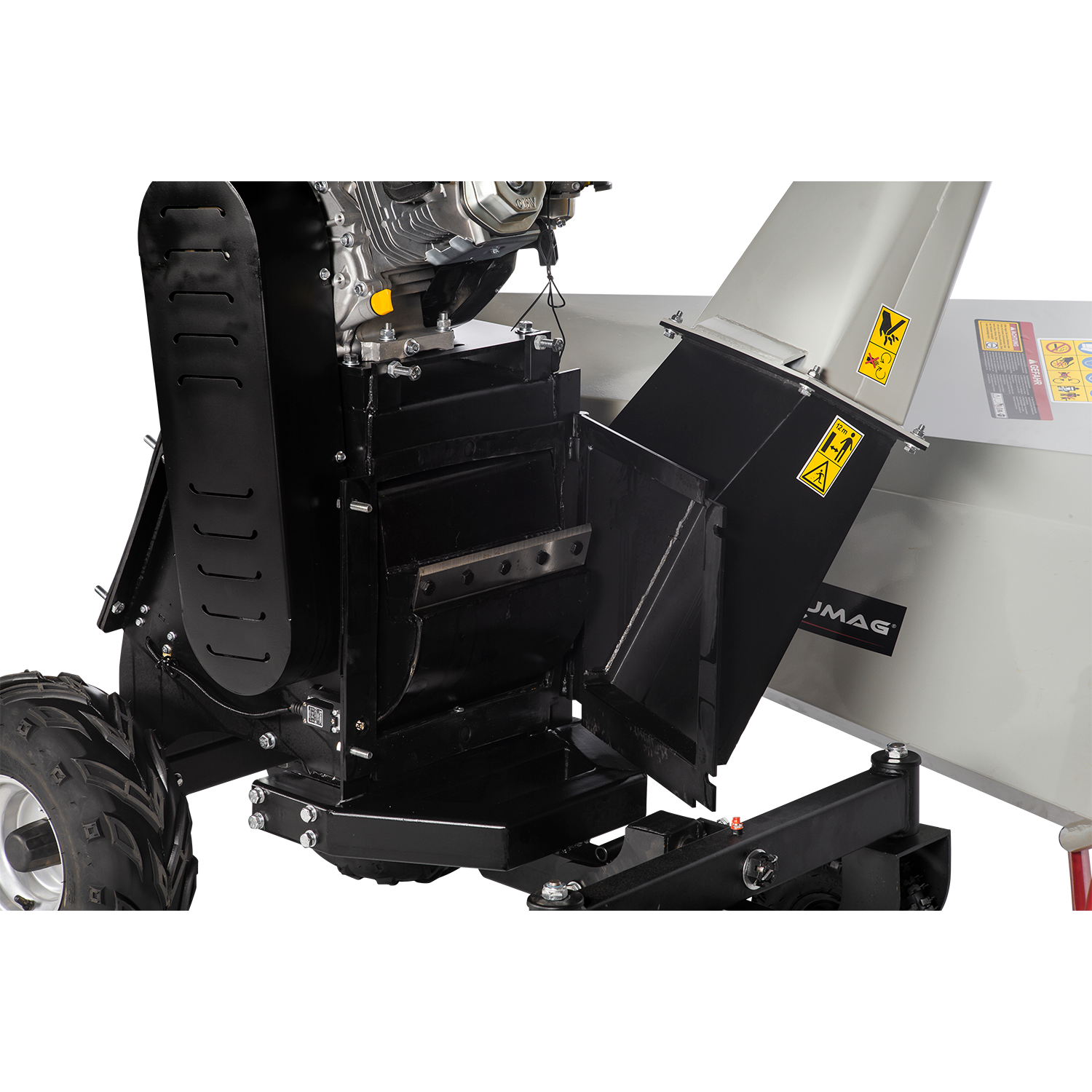 Lumag Benzin Trommelhäcksler RAMBO-HC15PRO (Pendelachse)