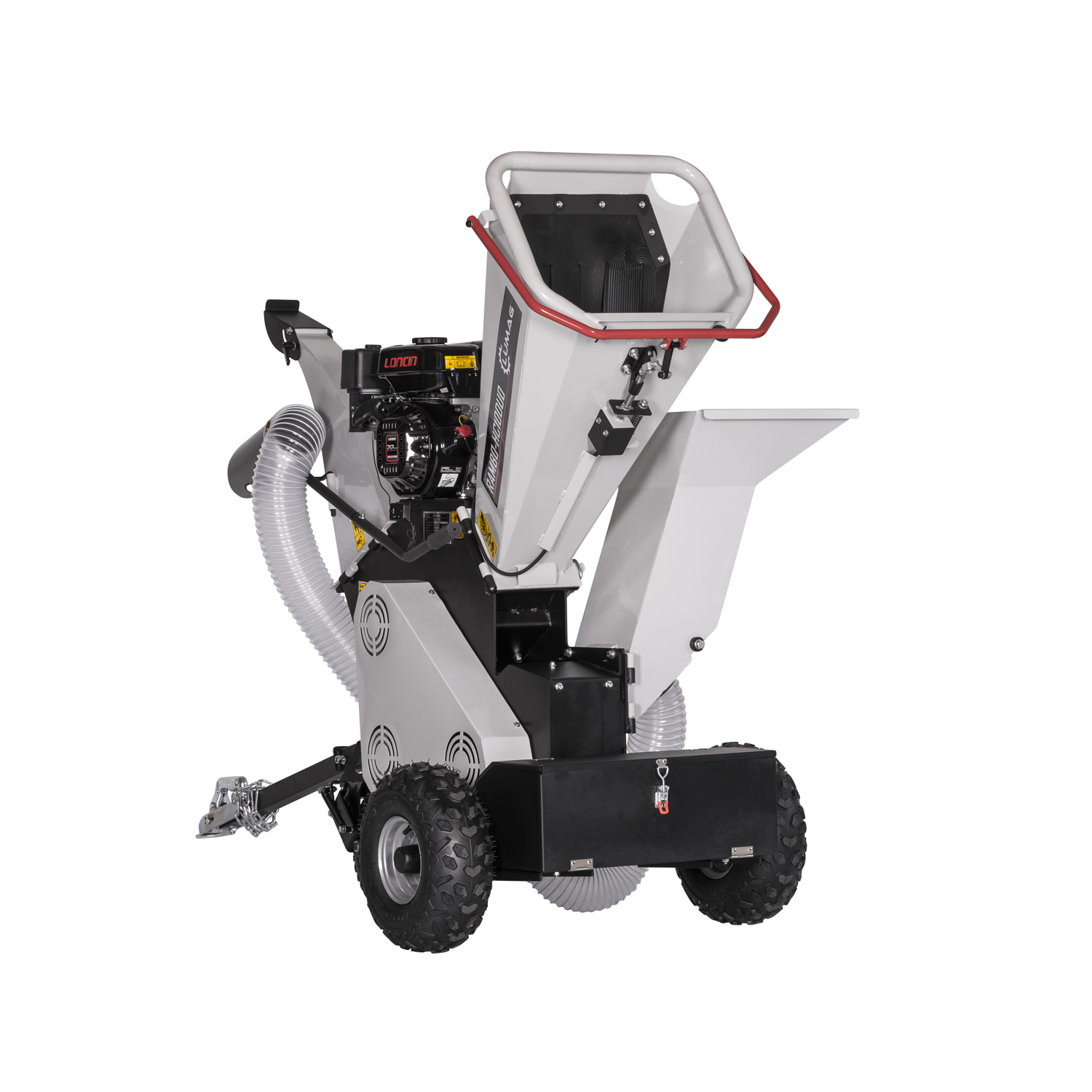 Lumag Benzin-Kombi-Häcksler RAMBO HC10 DUO mit Saugschlauch