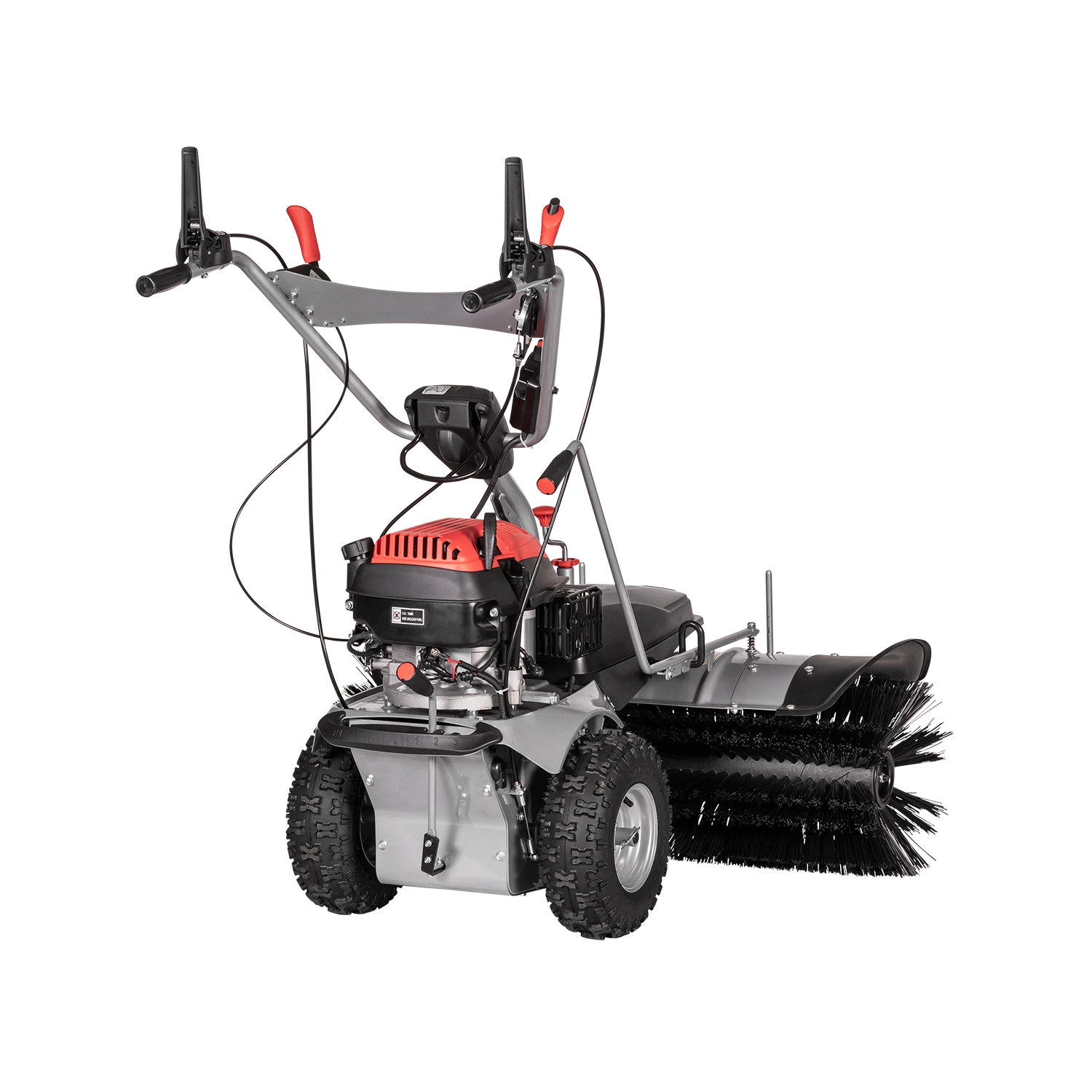 Lumag Kehrmaschine KM1000E mit E-Start (3 in 1 Set)