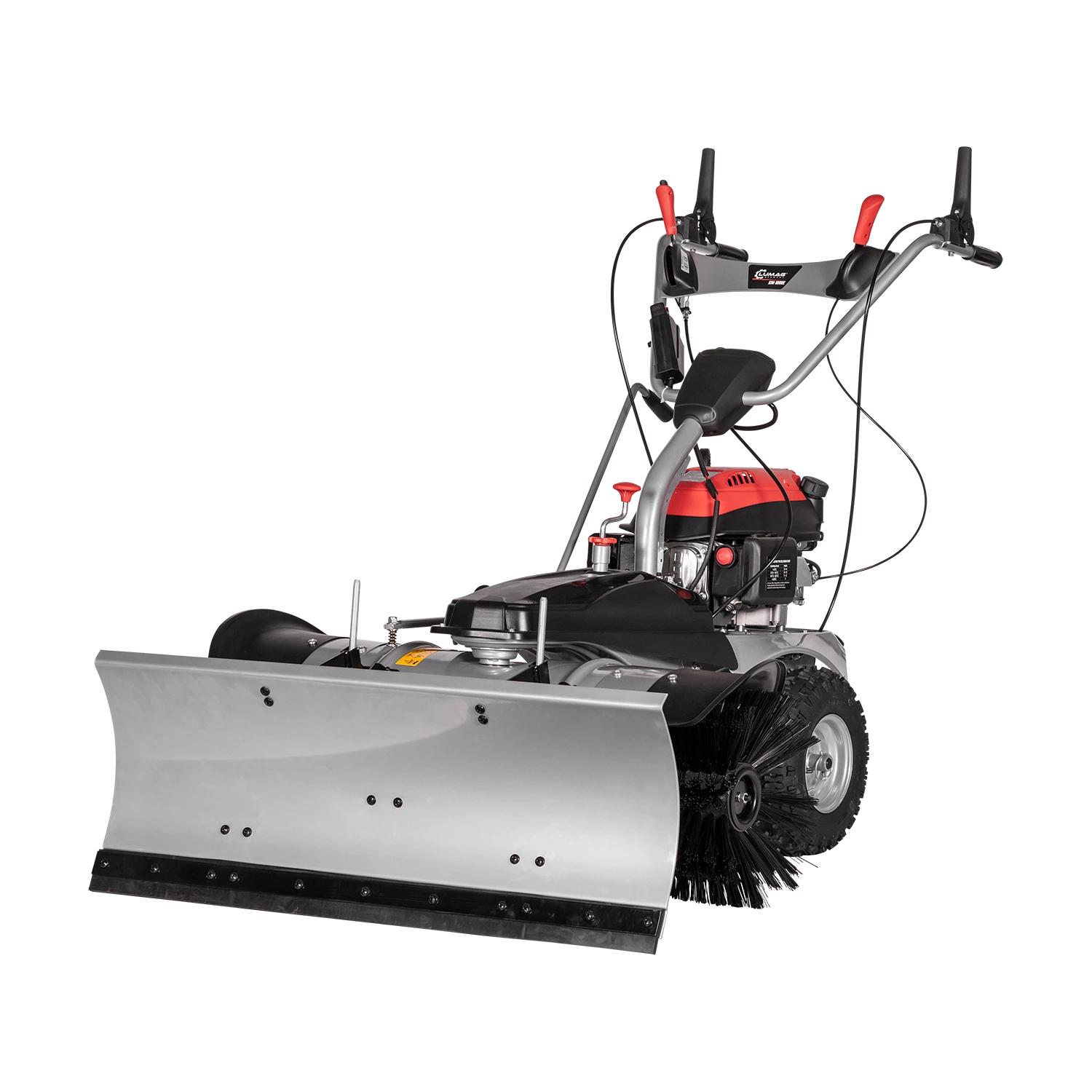 Lumag Kehrmaschine KM1000E mit E-Start (3 in 1 Set)