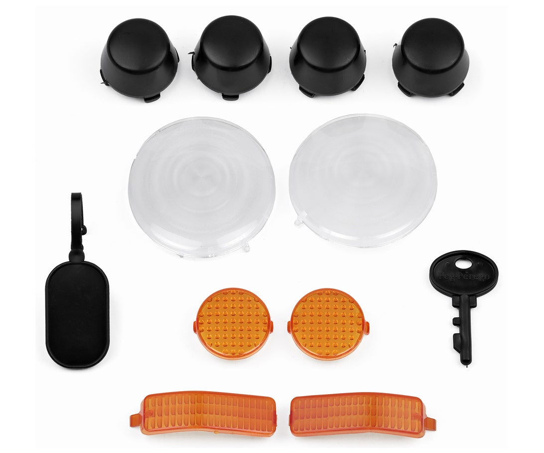 Peg Perego Kit Scheinwerfer, Schlüssel, Radkappen Gator