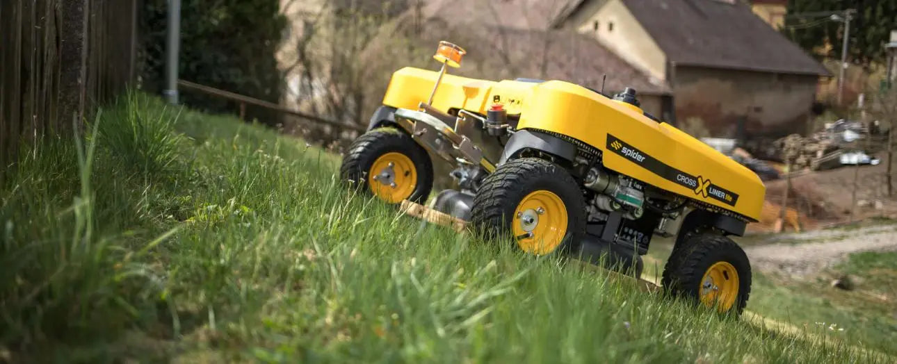 Spider CROSS LINER LITE Großflächenmäher ohne Seilwinde mit Schleuderwendung