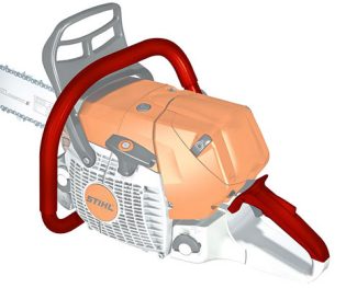 Stihl FS 490 C-EM KW Benzin-Motorsense Sägenausführung