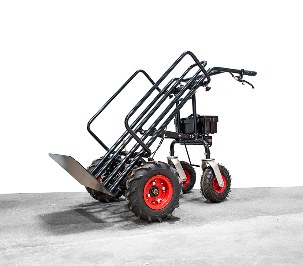 Wematik elektrische Schubkarre Sackkarre Brandon mit Rückwärtsgang, Motorschubkarre, Transportkarre