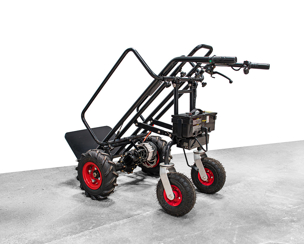 Wematik elektrische Schubkarre Sackkarre Brandon mit Rückwärtsgang, Motorschubkarre, Transportkarre