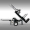 Holzspalter Jansen HS-20H110, 20t, 110cm, Benzinmotor, stehend