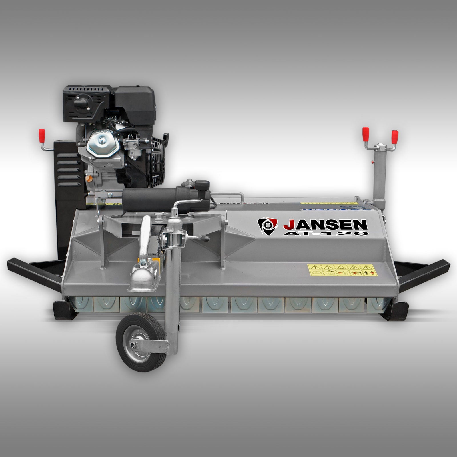 Schlegelmulcher Jansen AT-120, 15 PS Motor, Quad ATV Traktor, Mähwerk