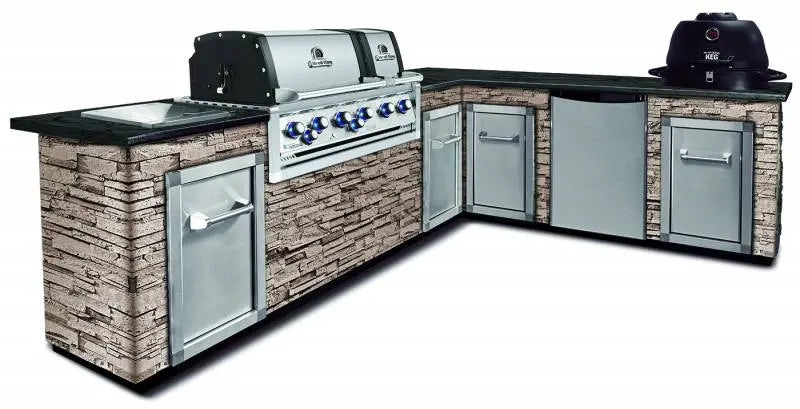 Broil King Imperial 690XL PRO Built-In Gasgrill mit Drehspieß + Seitenbrenner