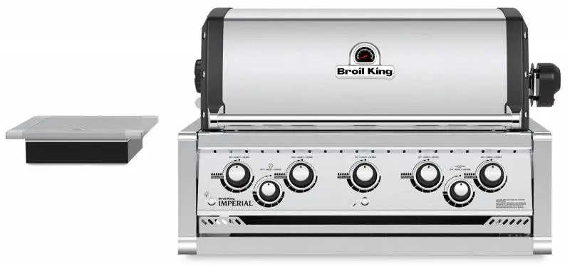 Broil King Imperial 590 PRO Built-In Gasgrill mit Drehspieß + Seitenbrenner